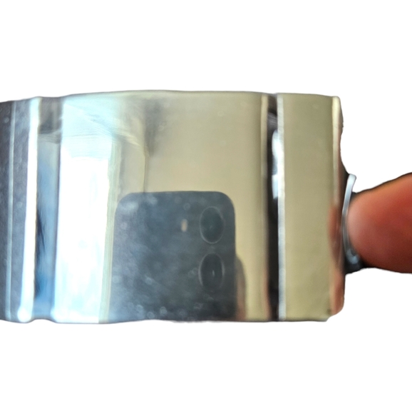 Bosca brown leather belt silvery buckle unisex size 38" - Picture 11 of 12